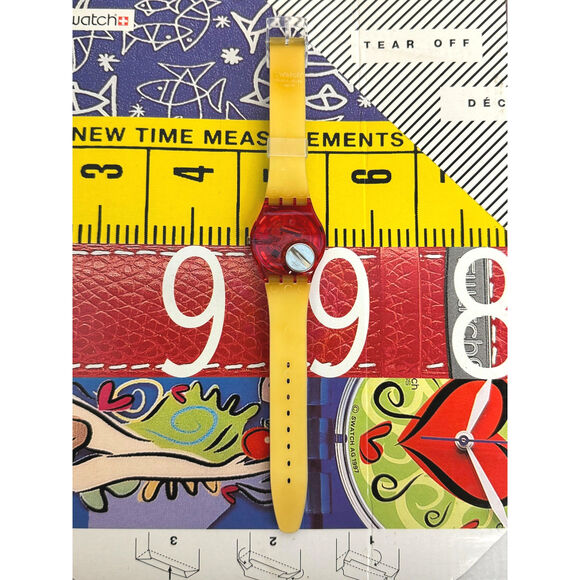 Swatch watch KIMIKO GR123 1995 Standard Gents New Old Stock - Picture 3 of 6